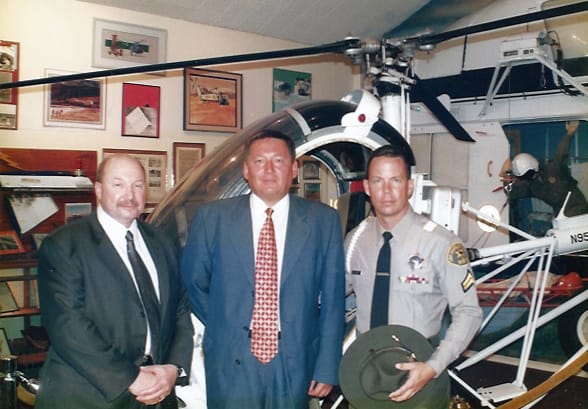 Anatoly Petukhov with the leadership of the Los Angeles Police Academy